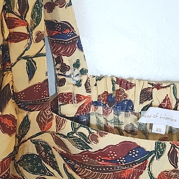 House of Harlow 1960 Sister Print Boho Maxi Dress Size XS - Picture 5 of 12